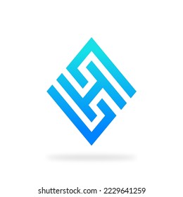 Monogram-Initial Letter LHL Logo-Design