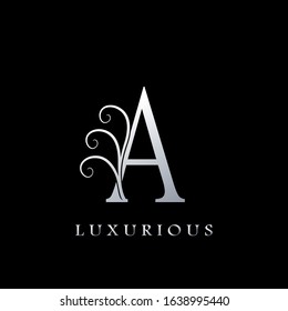 Monogram Initial Letter A  Luxurious  Logo, vector design concept for luxury business indentity.