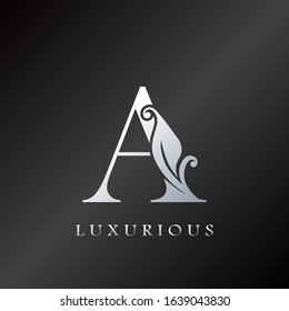 Monogram Initial Letter A Luxurious  Logo, vector design concept for luxury business indentity.