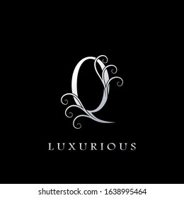 Monogram Initial Letter Q Luxurious  Logo, vector design concept for luxury business indentity.