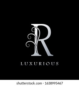 Monogram Initial Letter R Luxurious  Logo, vector design concept for luxury business indentity.