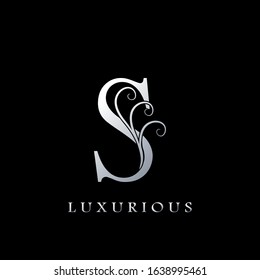 Monogram Initial Letter S Luxurious  Logo, vector design concept for luxury business indentity.