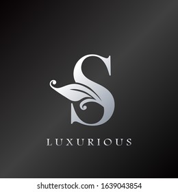 Monogram Initial Letter S Luxurious  Logo, vector design concept for luxury business indentity.