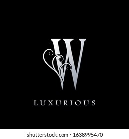 Monogram Initial Letter W Luxurious  Logo, vector design concept for luxury business indentity.