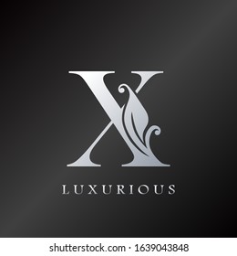 Monogram Initial Letter X Luxurious  Logo, vector design concept for luxury business indentity.