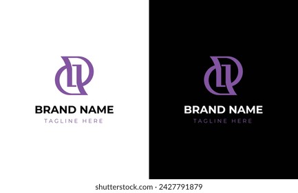 Monogram  initial letters F FF creative corporate customs typography logo design. Letters universal elegant vector emblem with circle for your business and company.