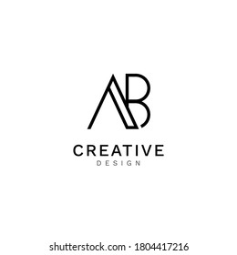 Monogram initial A logo deign