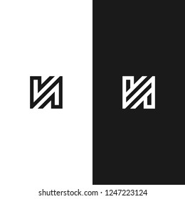 Monogram / Initial N, NV, V logo design inspiration
