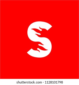 Monogram / Initial S fires logo design inspiration
