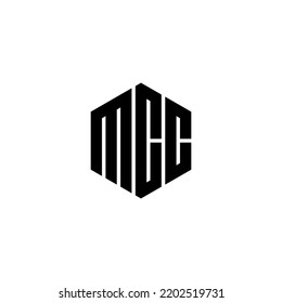 MONOGRAM INITIAL VECTOR LOGO WITH SEPARATE WHITE BACKGROUND