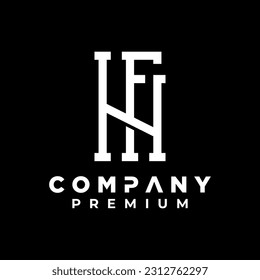 iniciales monogramo letra combinar diseño de logo vector cb cr co cg dg cd hf