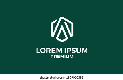Monogram Initials A logo design inspirations