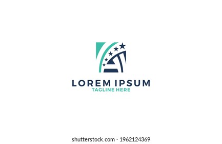 Monogram Initials A logo design inspirations