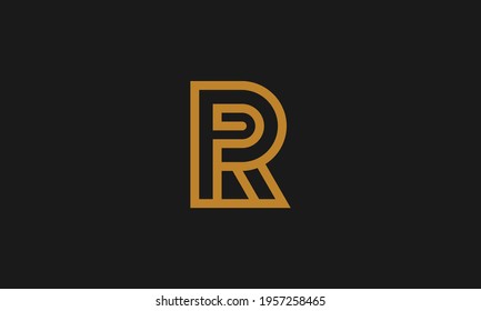 Monogram Initials R P logo design inspirations