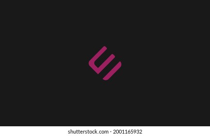  Monogram Initials Uppercase Letter EF logo design vector