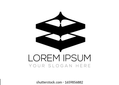 Iniciales monogramo Letra mayúscula W diseño vectorial del logotipo WW