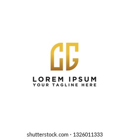 Monogram Inspiration logo design initial icons CG letters logo vector eps 10 - Vector