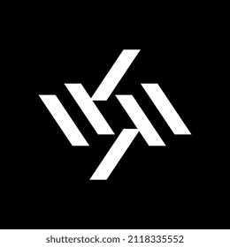 monogram l simple logo design