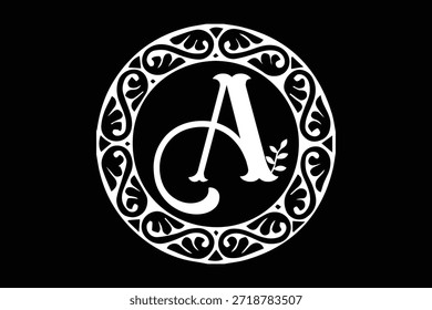 Monograma Un diseño de artes latéricas
