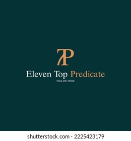Eingramm-Buchstaben 7TP-Design-Inspiration