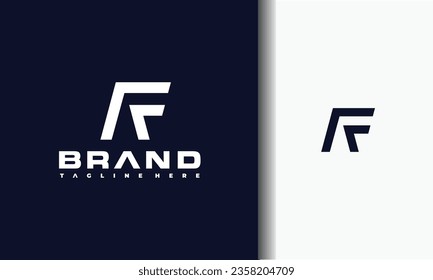 the monogram letter AF logo