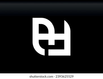 Monogram Letter AY Logo Design vector template