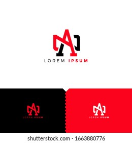 Monogram Letter AZ logo design template elements for Company Group