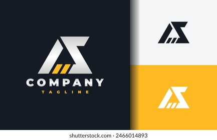 monogram letter AZ strong logo