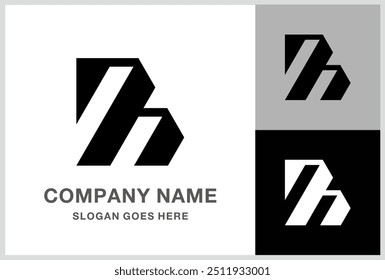  Monograma Letra B Construção Casa Empresa Stock Vetor Logo Design Modelo