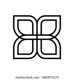 Monogram Letter B B Business Company Vector Logo Design