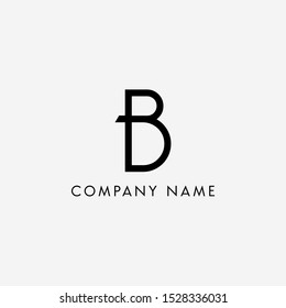 Monogram Letter B Logo Template.