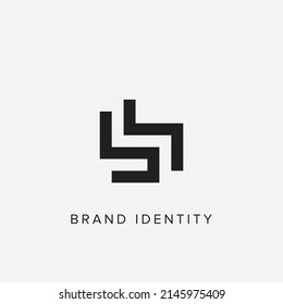 Monogram Letter Bb Logo Design , Creative and Minimalist Logotype.