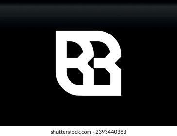 Monogram Letter BB Logo Design vector template.