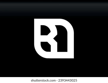 Plantilla de vector de diseño de logotipo BO de carta monograma