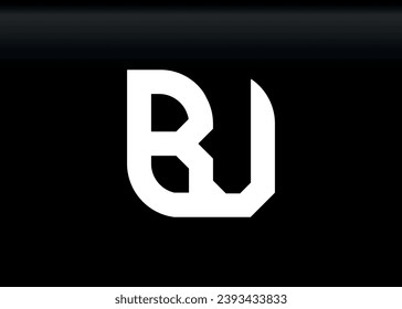 Monogram Letter BV Logo Design vector template