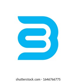 Monogram Letter C & B Business Company Vector Logo Design