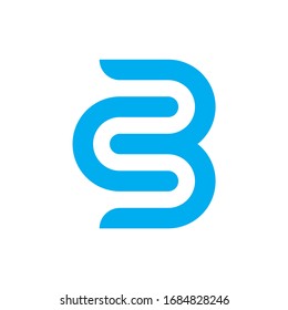 Letra monograma C & B Diseño de logotipo para empresas comerciales