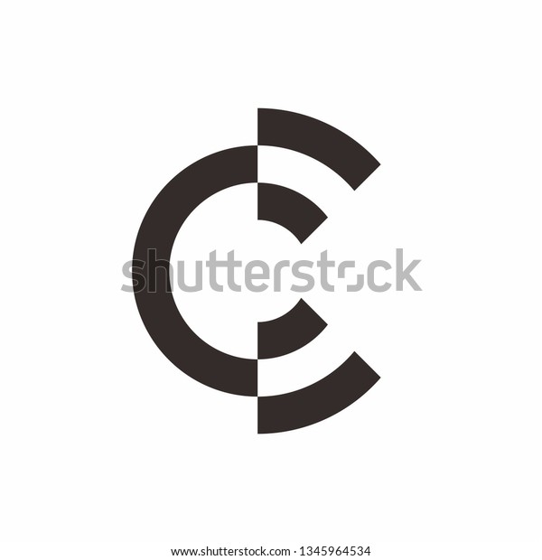 Monogram Letter C Geometric Circle Business Stock Vector (Royalty Free ...