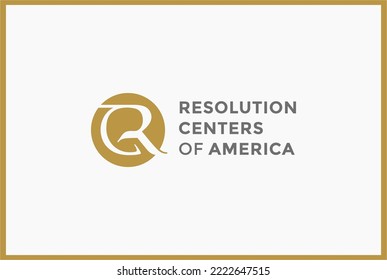 Logo-Design für Monogramm-Buchstaben C und R