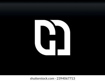 Monogram Letter CJ Logo Design Vektorgrafik-Vorlage