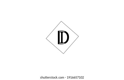 monogram letter DI the vector logo for digital and technology