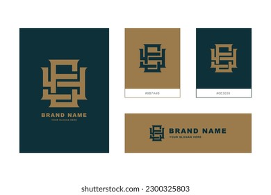 Monogram letter EY or YE with interlock style good for brand, clothing, apparel, streetwear, baseball, basketball, football and etc