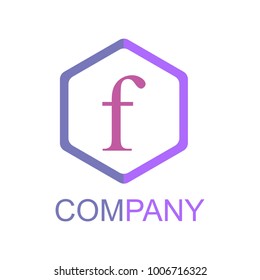 Monogram Letter F Logo Design
