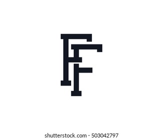 Monogram Letter F Logo Design Template