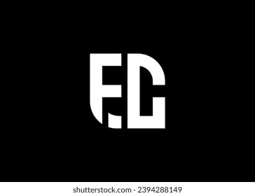 Monogram Letter FC Logo Design vector template