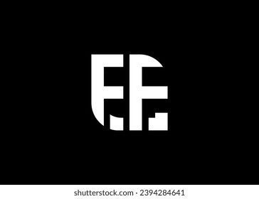 Plantilla vectorial de diseño del logotipo F de la carta monográfica.