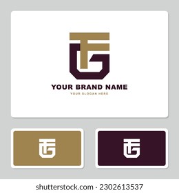 Monogram letter FG or GF with modern style good for brand, clothing, apparel, streetwear, baseball, basketball, football and etc
