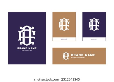 Monogram letter FO or OF with interlock, vintage, classic style good for brand, clothing, apparel, streetwear, baseball, basketball, football and etc