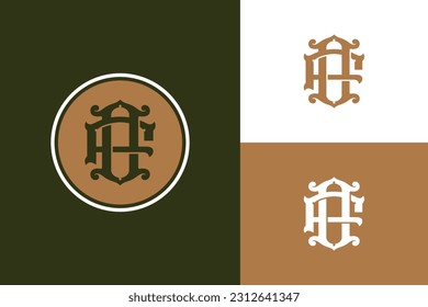 Monogram letter FO or OF with interlock, vintage, classic style good for brand, clothing, apparel, streetwear, baseball, basketball, football and etc
