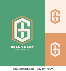 Monogram letter GI or IG with interlock style good for brand, clothing, apparel, streetwear, baseball, basketball, football and etc